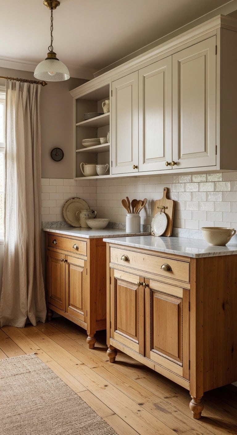 assembled furniture style freestanding kitchen cabinets