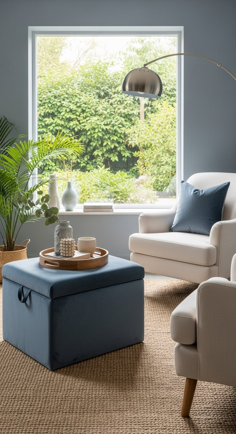 balanced blue furniture living room