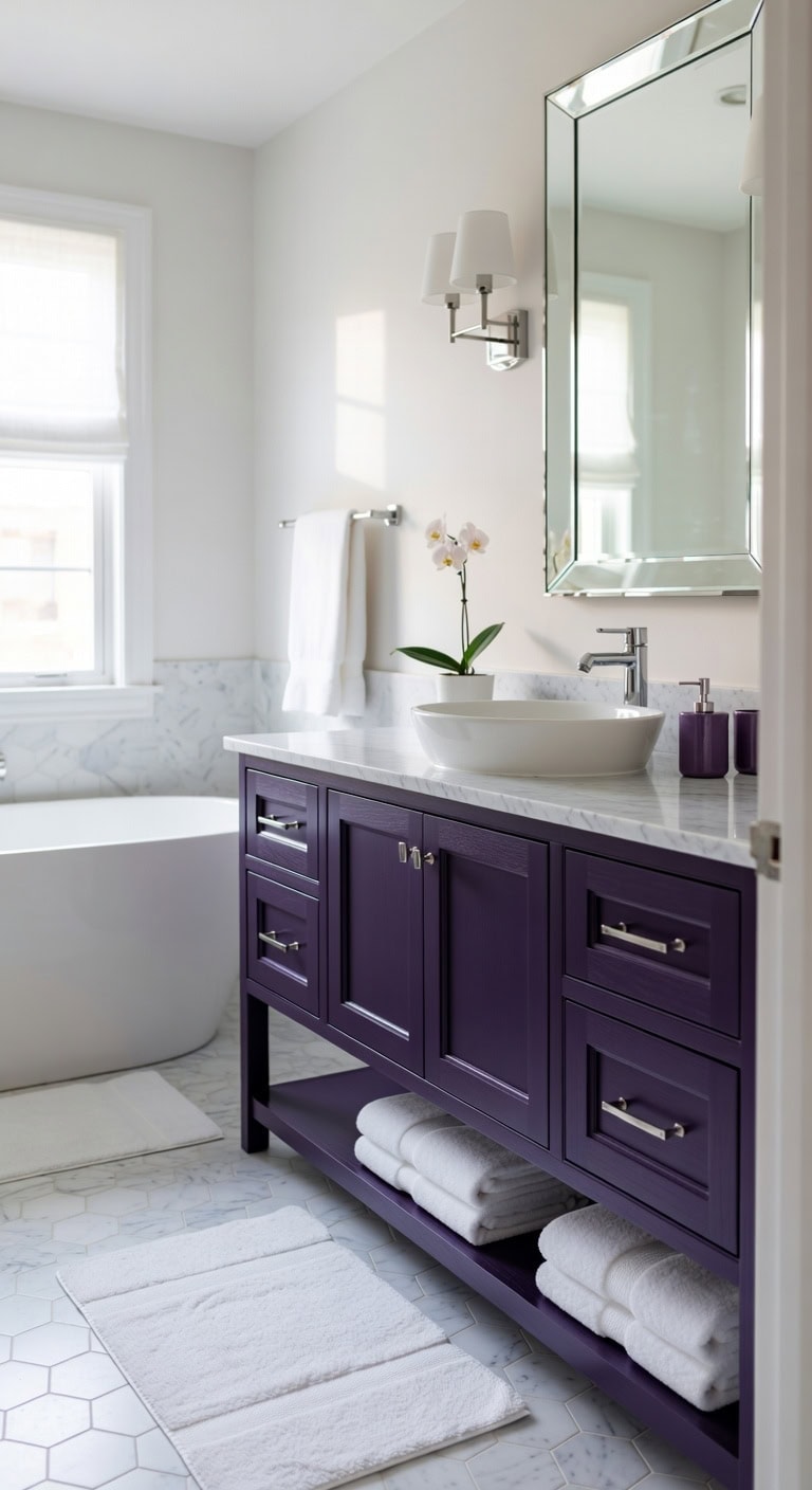 bold bathroom vanity upgrade