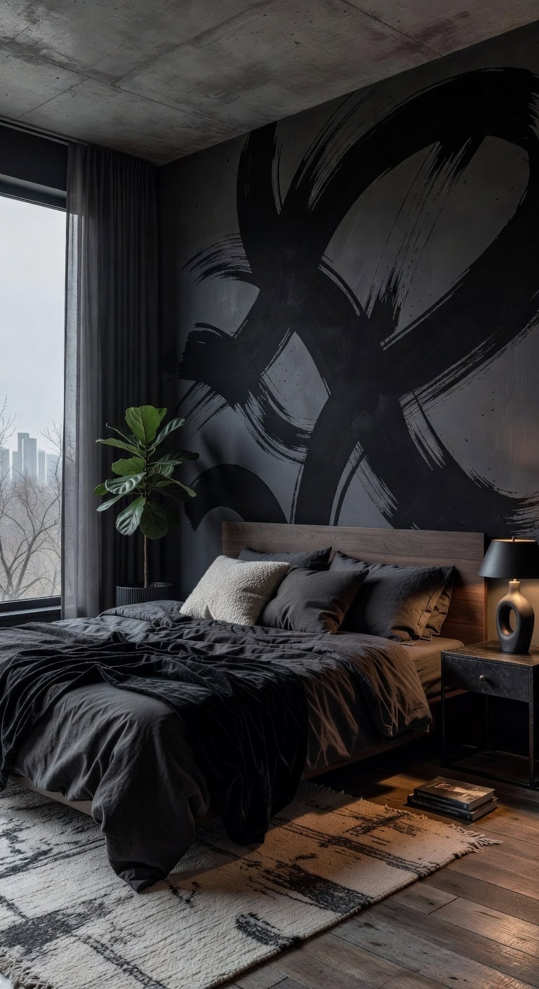 bold dramatic textural artistic