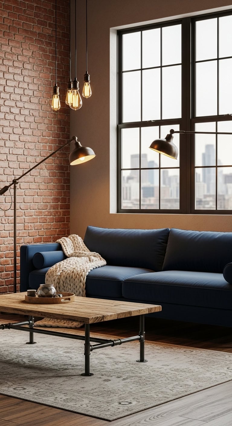 bold elegant navy seating