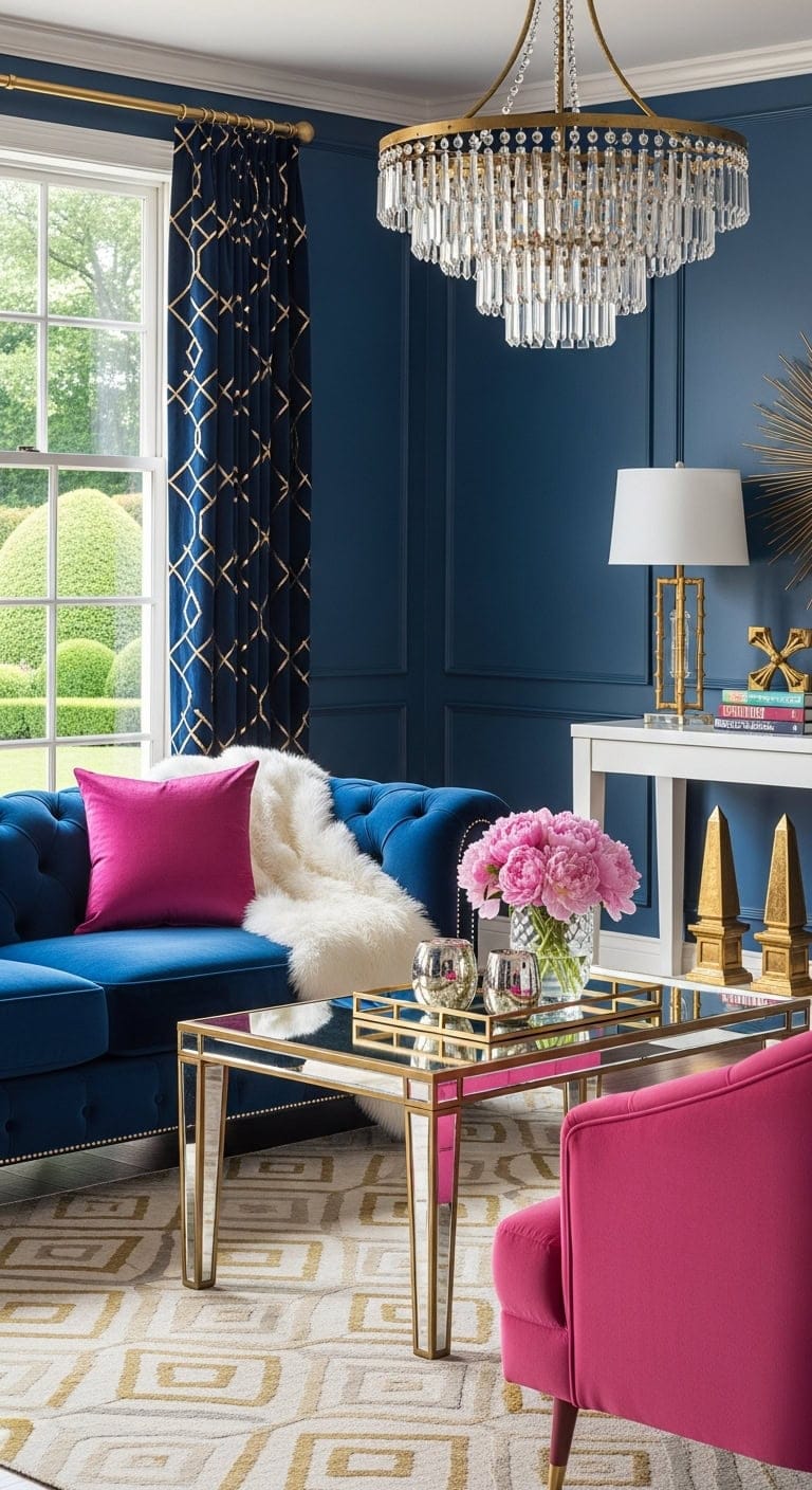 bold glamorous saturated luxurious