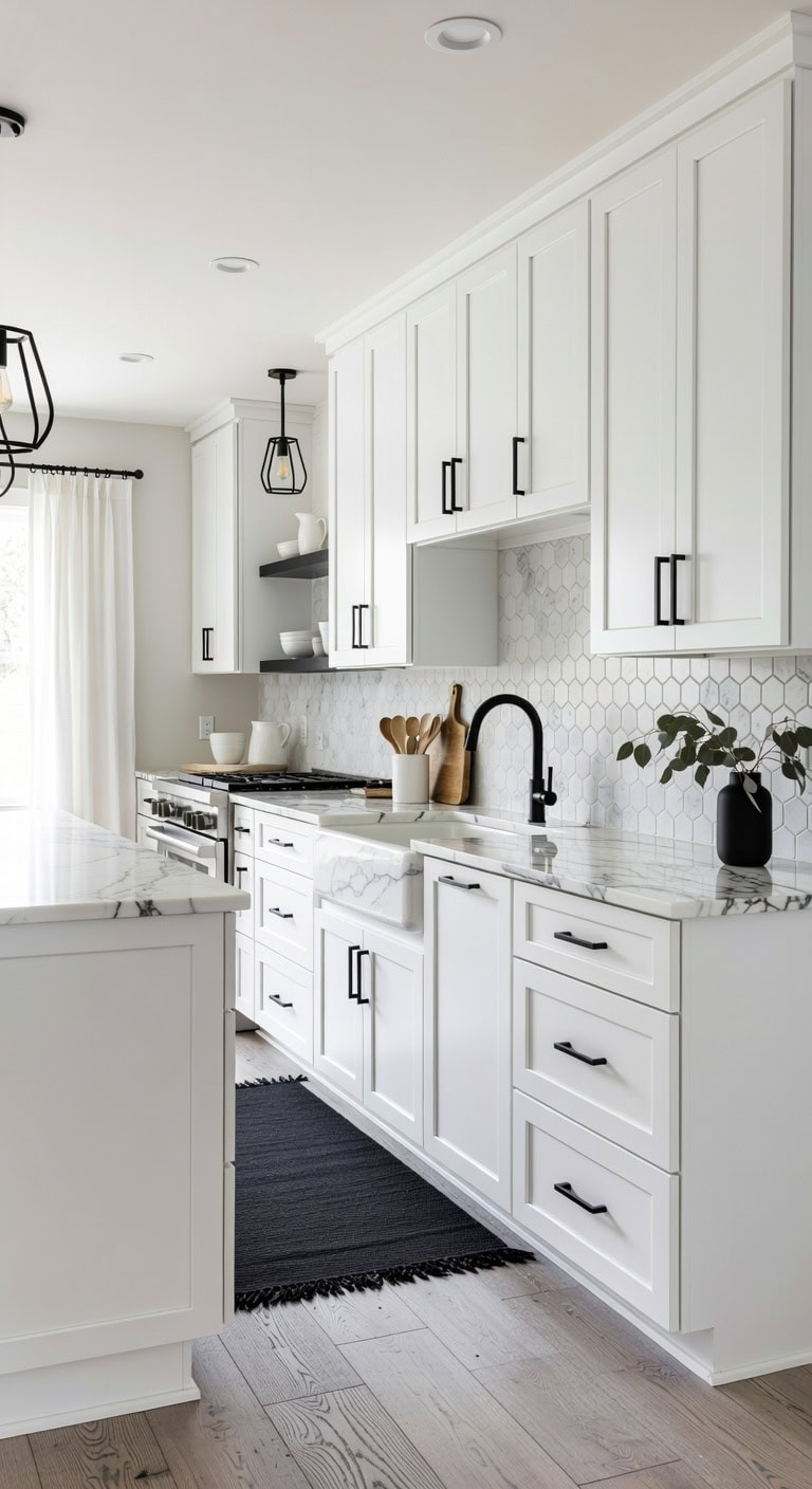 bold matte black contrast