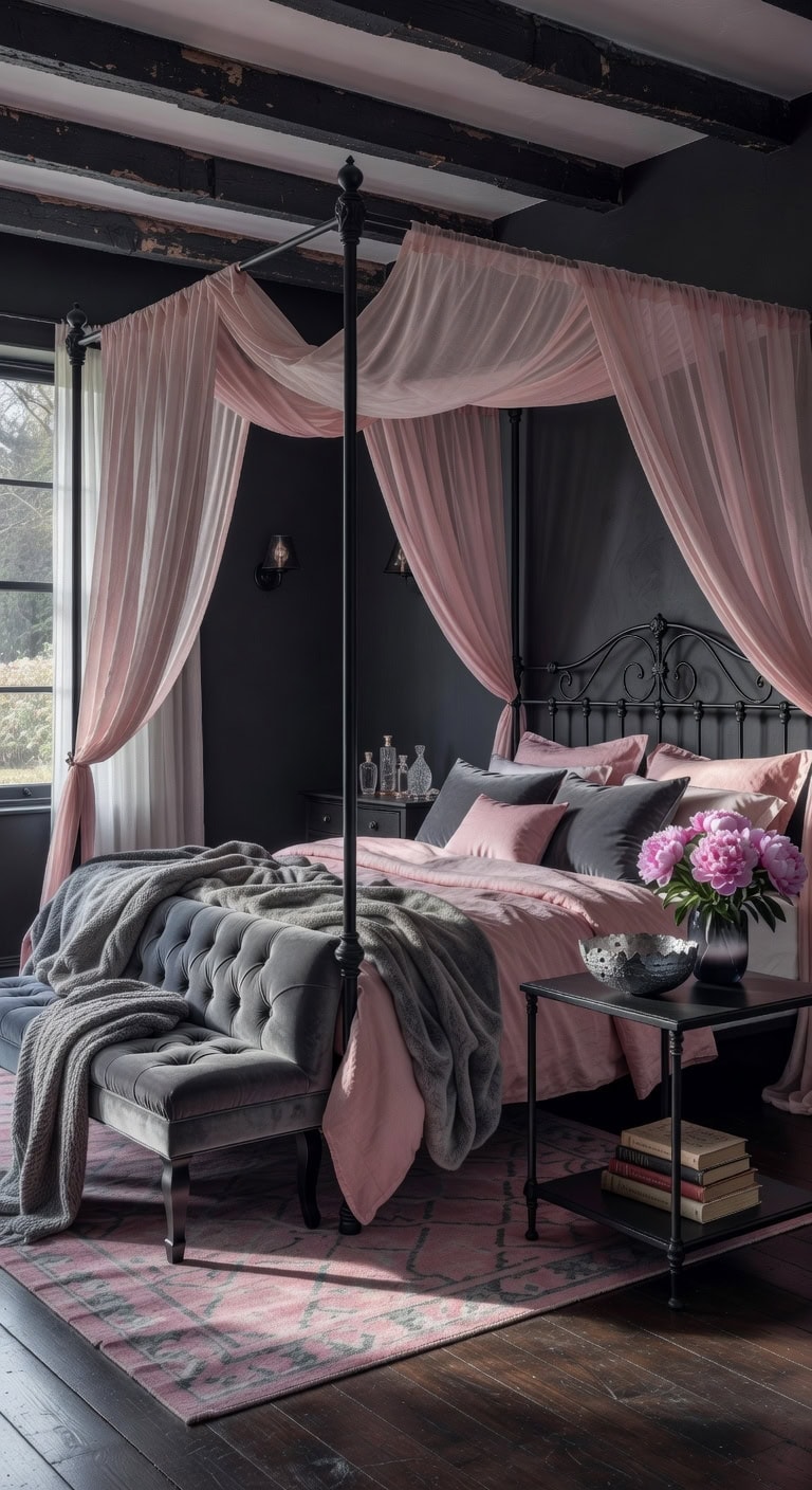 bold romantic bedroom sanctuary