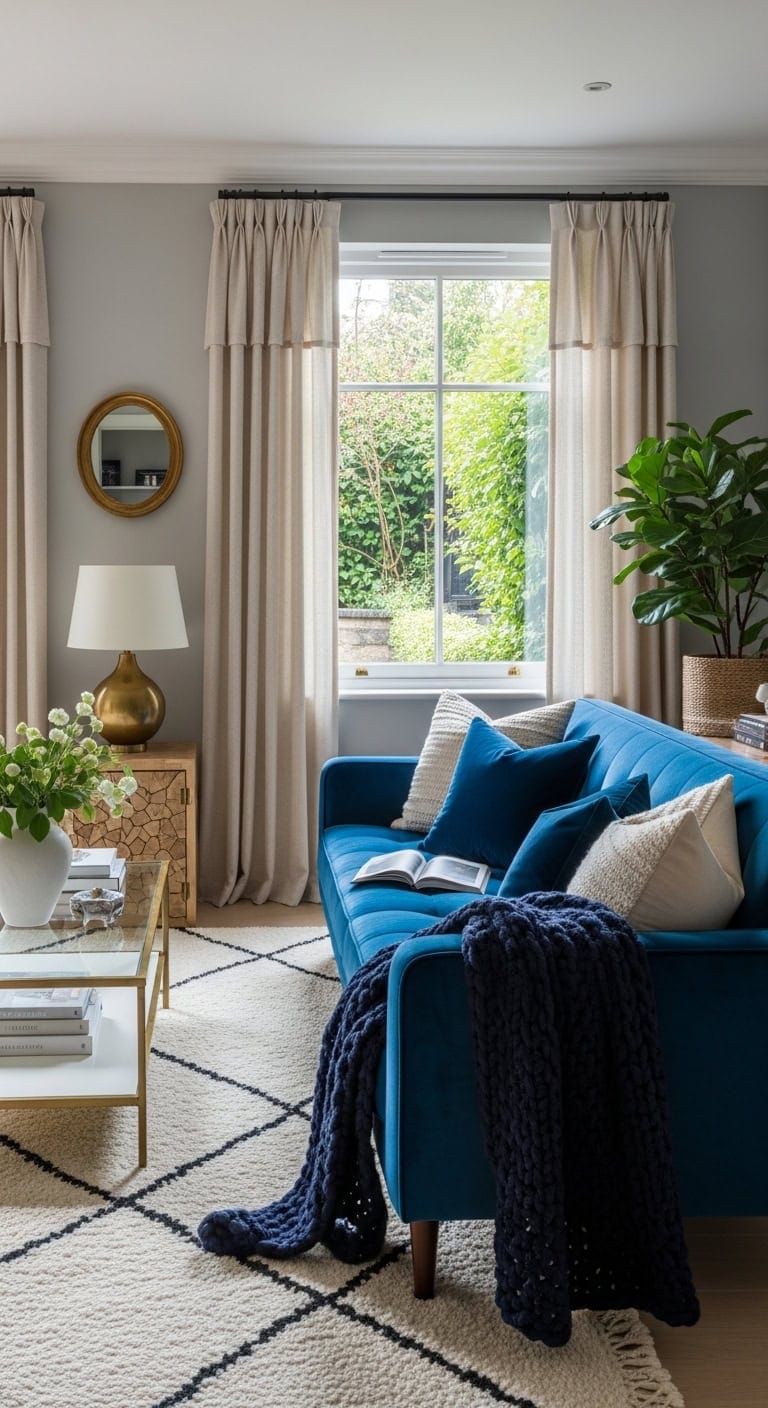 bold vibrant grounded layered