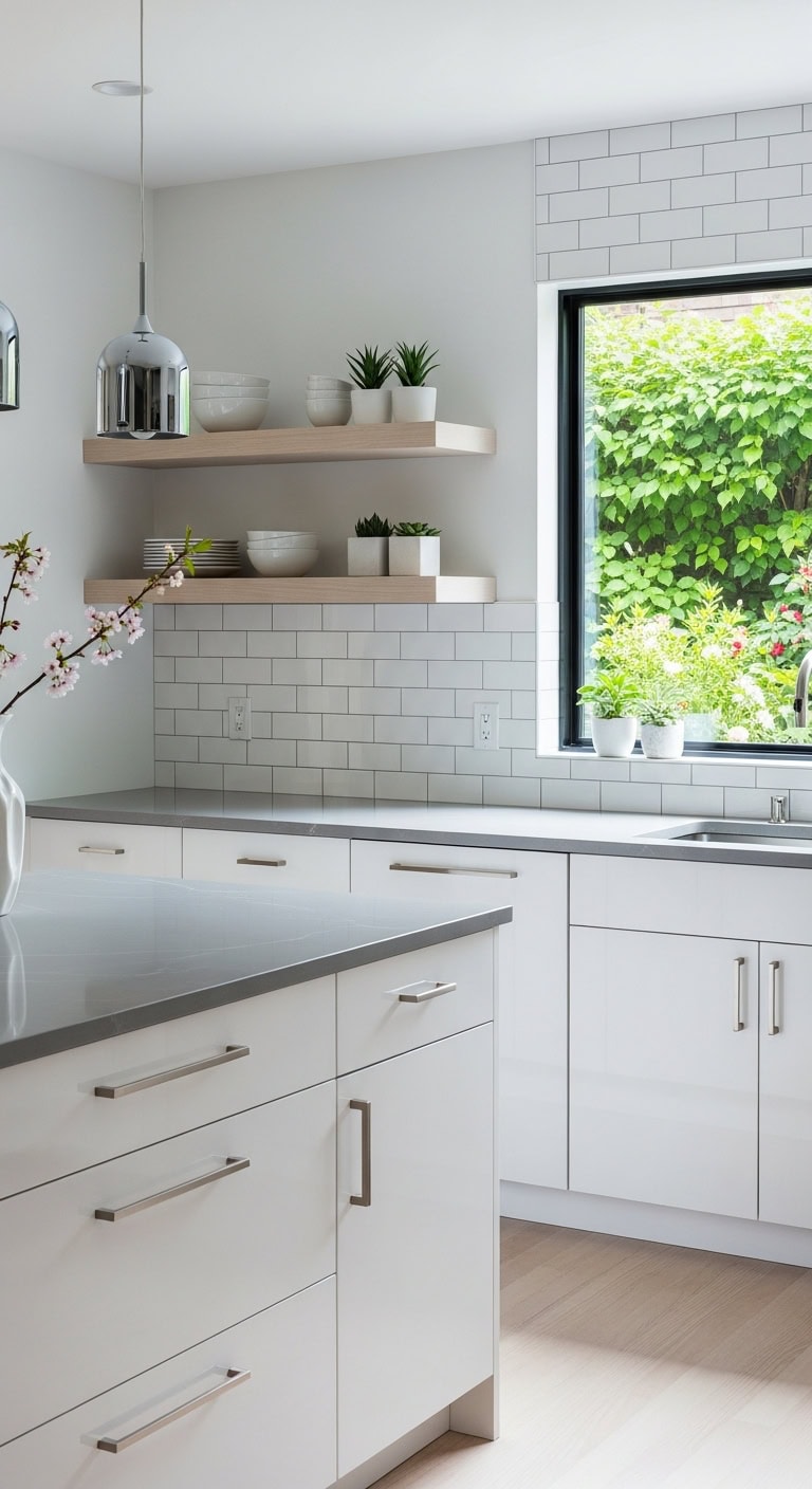 bright modern kitchen cabinet ideas