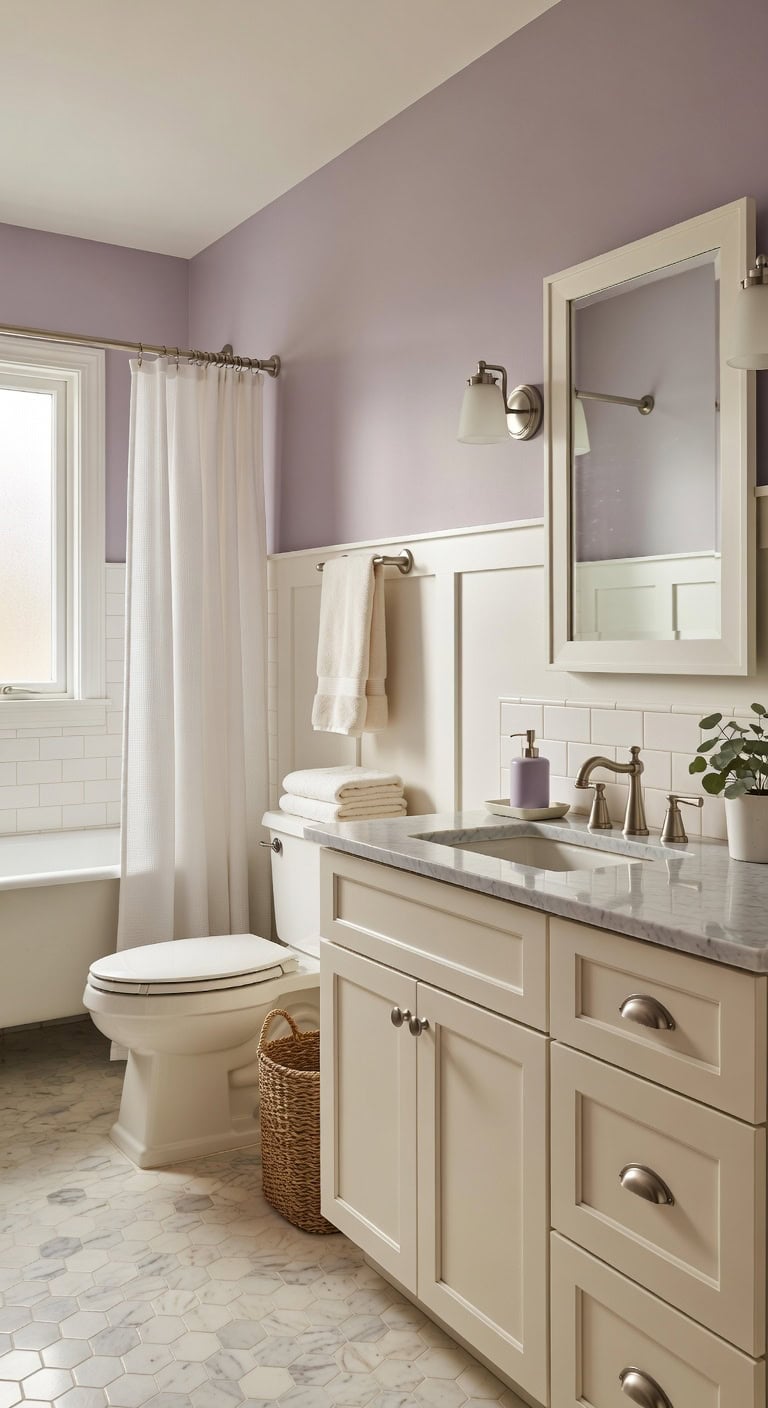 calm and sophisticated bathroom sanctuary