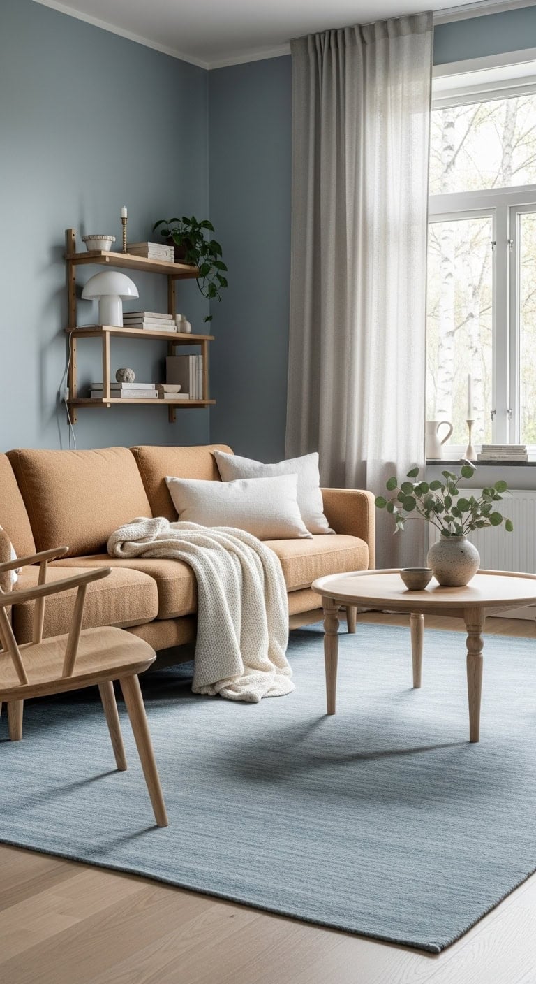 calming scandinavian living room retreat