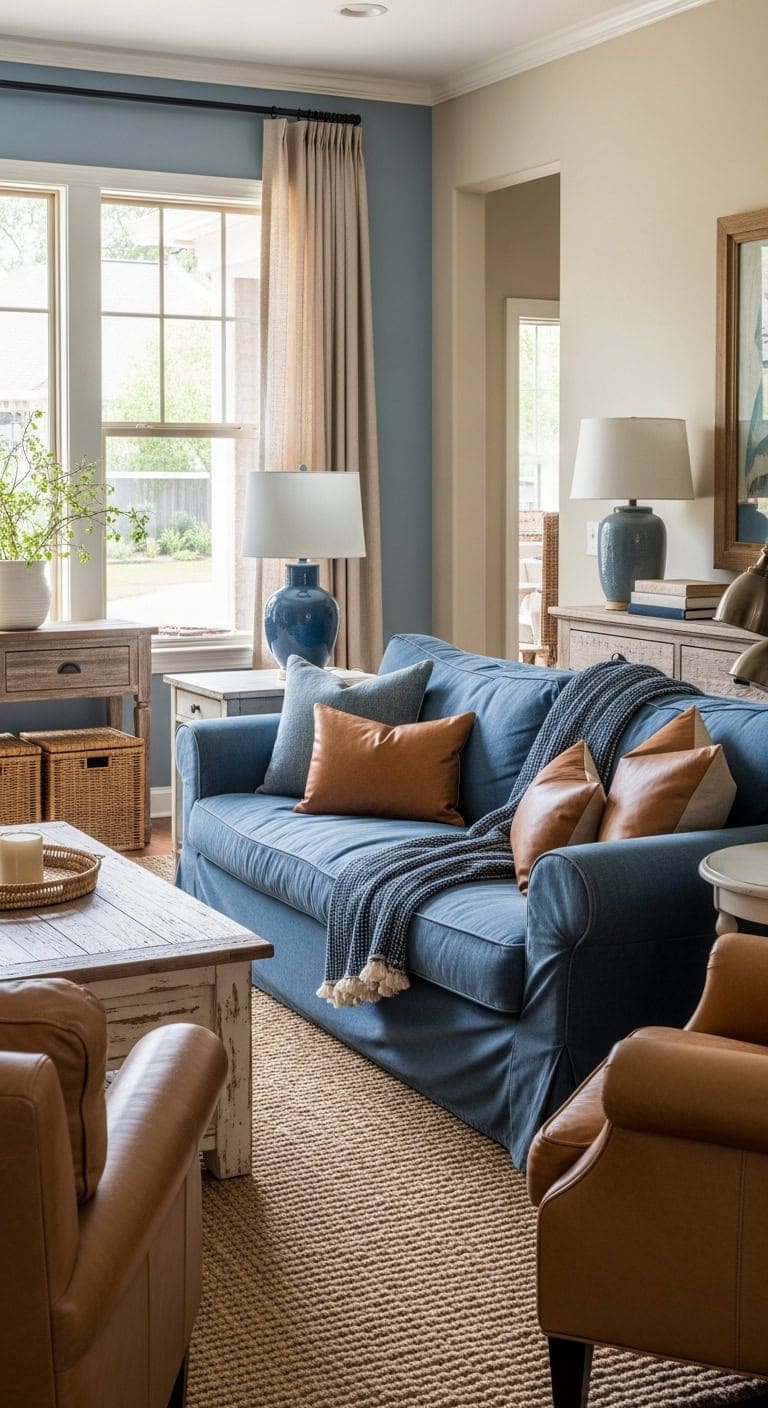 casual comfortable transitional welcoming