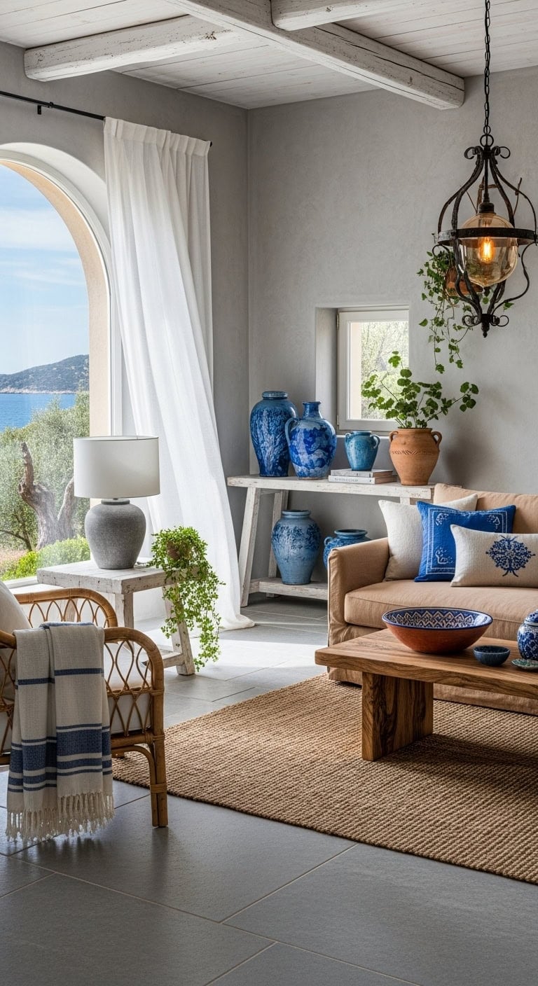 coastal mediterranean ceramics stone and textiles