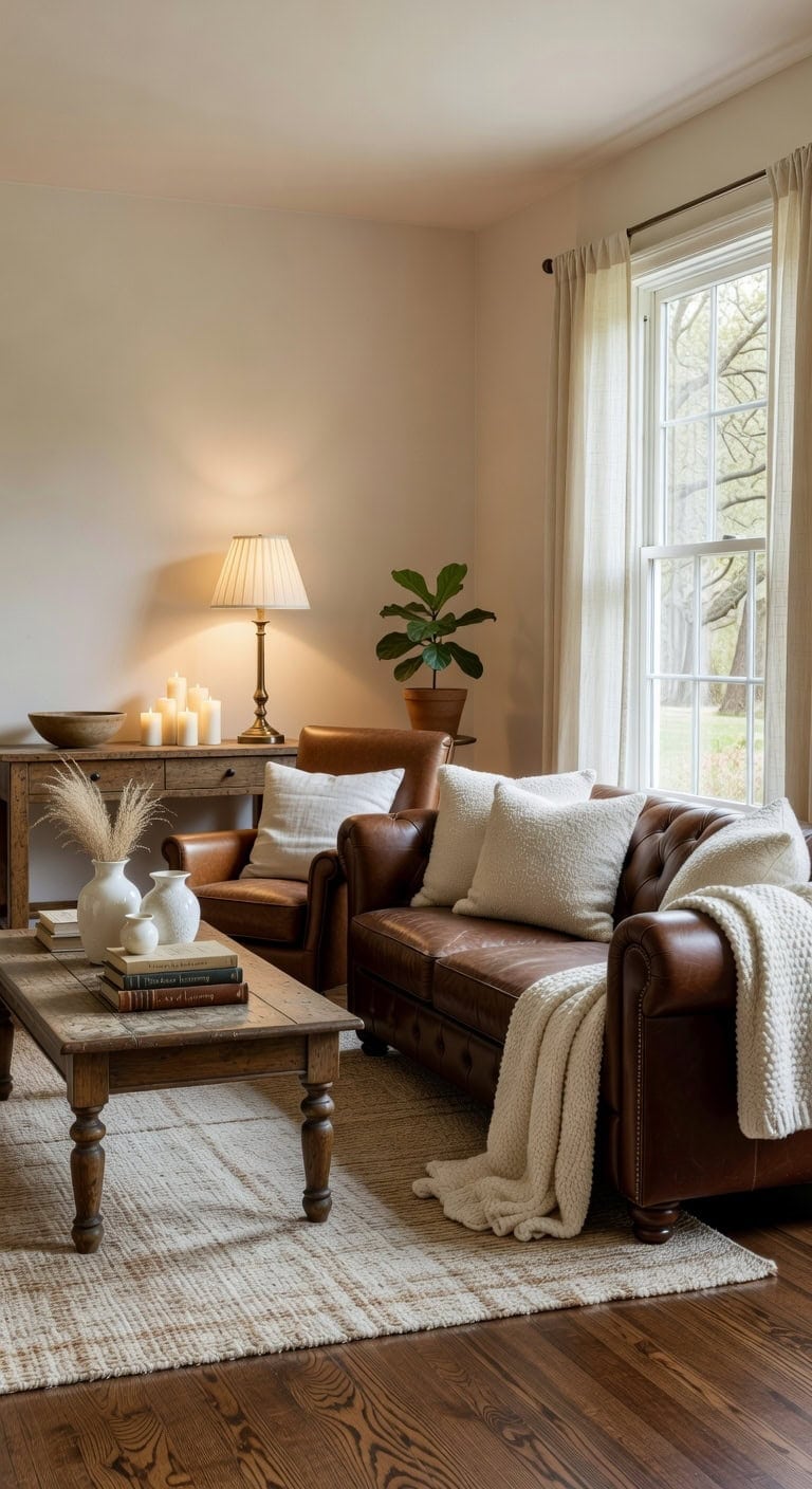 collected cozy textural light filled