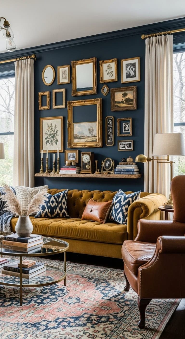 collected curated dramatic warm