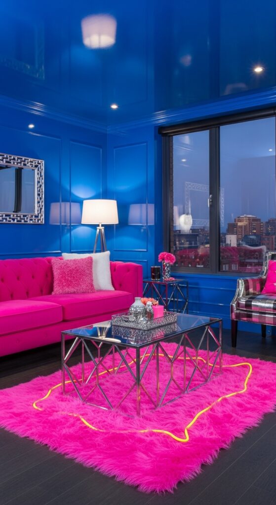23 Blue and Pink Living Rooms That Create Perfect Color Harmony