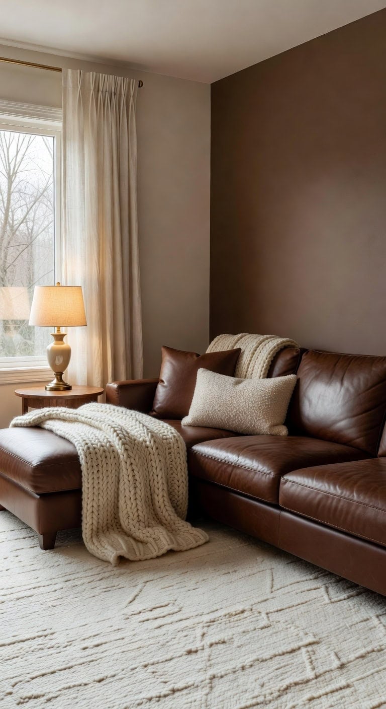 cozy chunky knit adds hygge