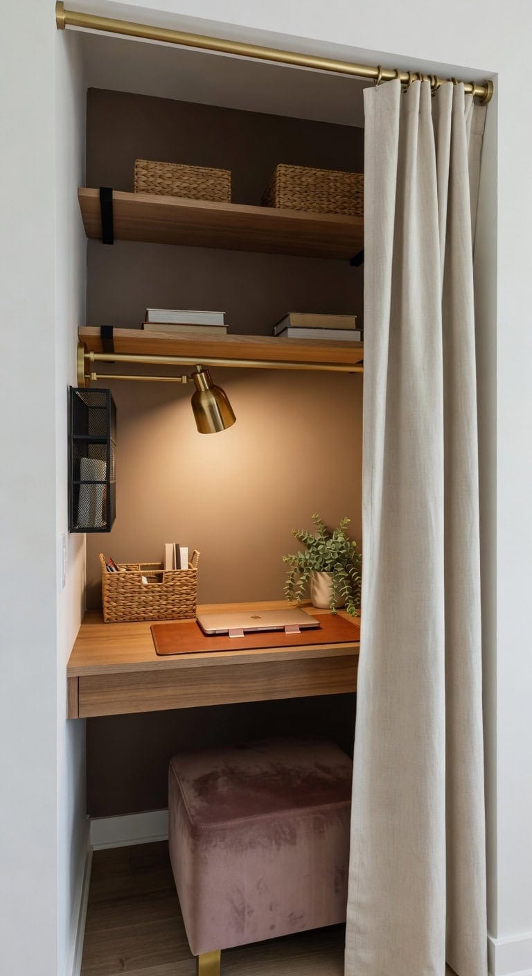 cozy compact concealed customizable cloffice