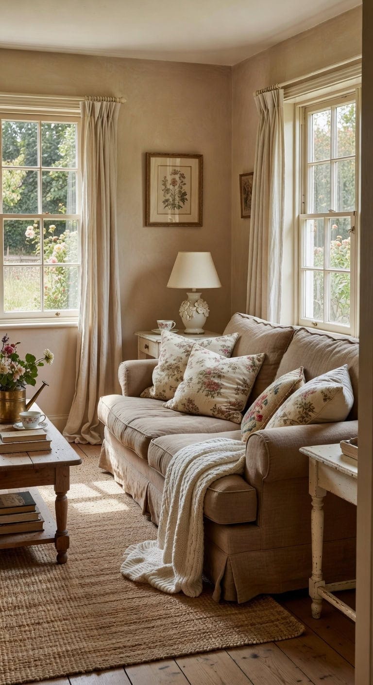 cozy cottage charm with florals