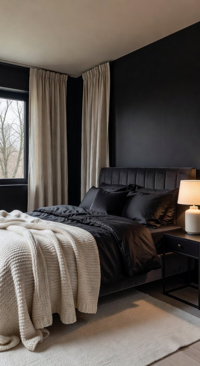 cozy dramatic layered retreat