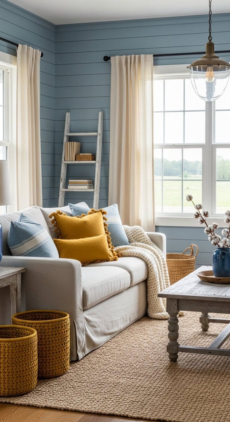 cozy farmhouse rustic neutral decor