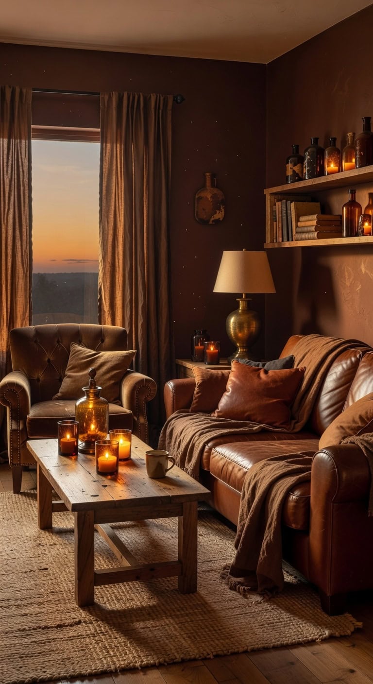 cozy layered warm inviting