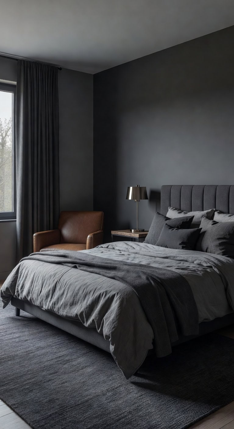 cozy masculine sleep sanctuary