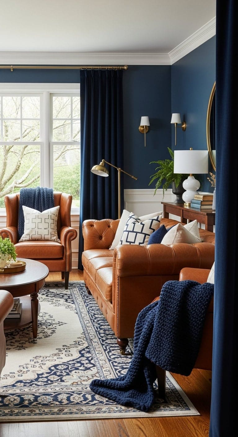 cozy polished traditional sophisticated