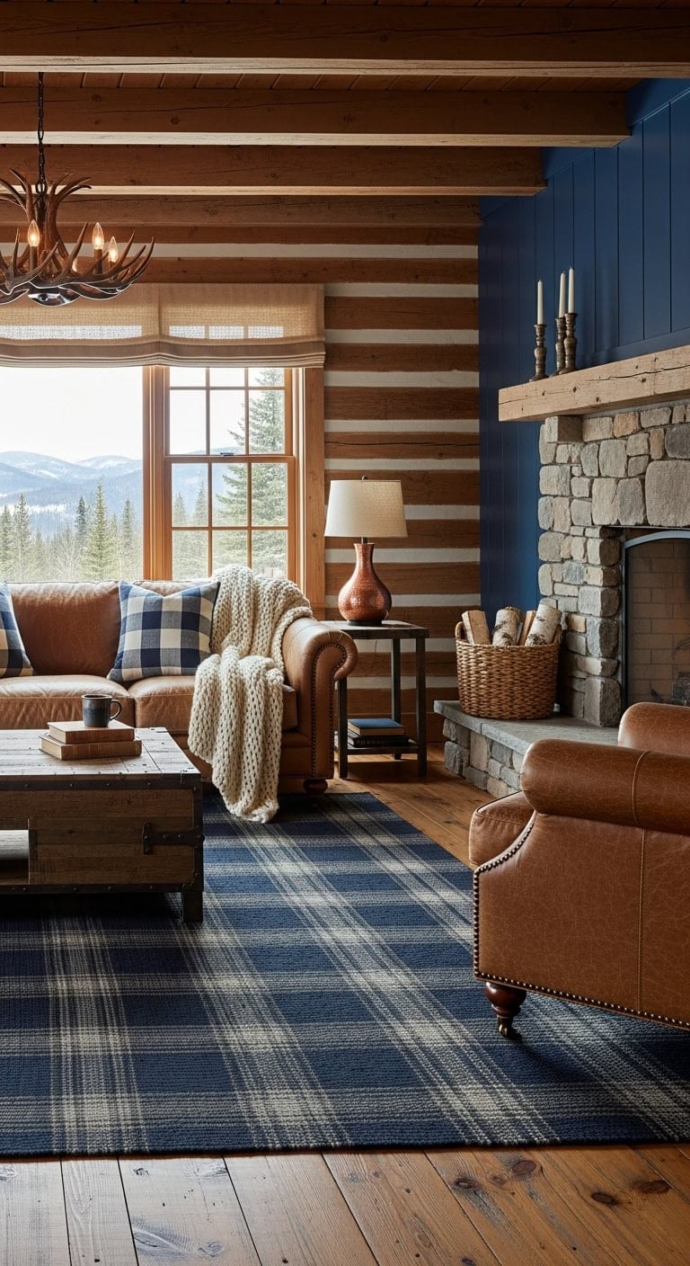 cozy rustic cabin ambiance