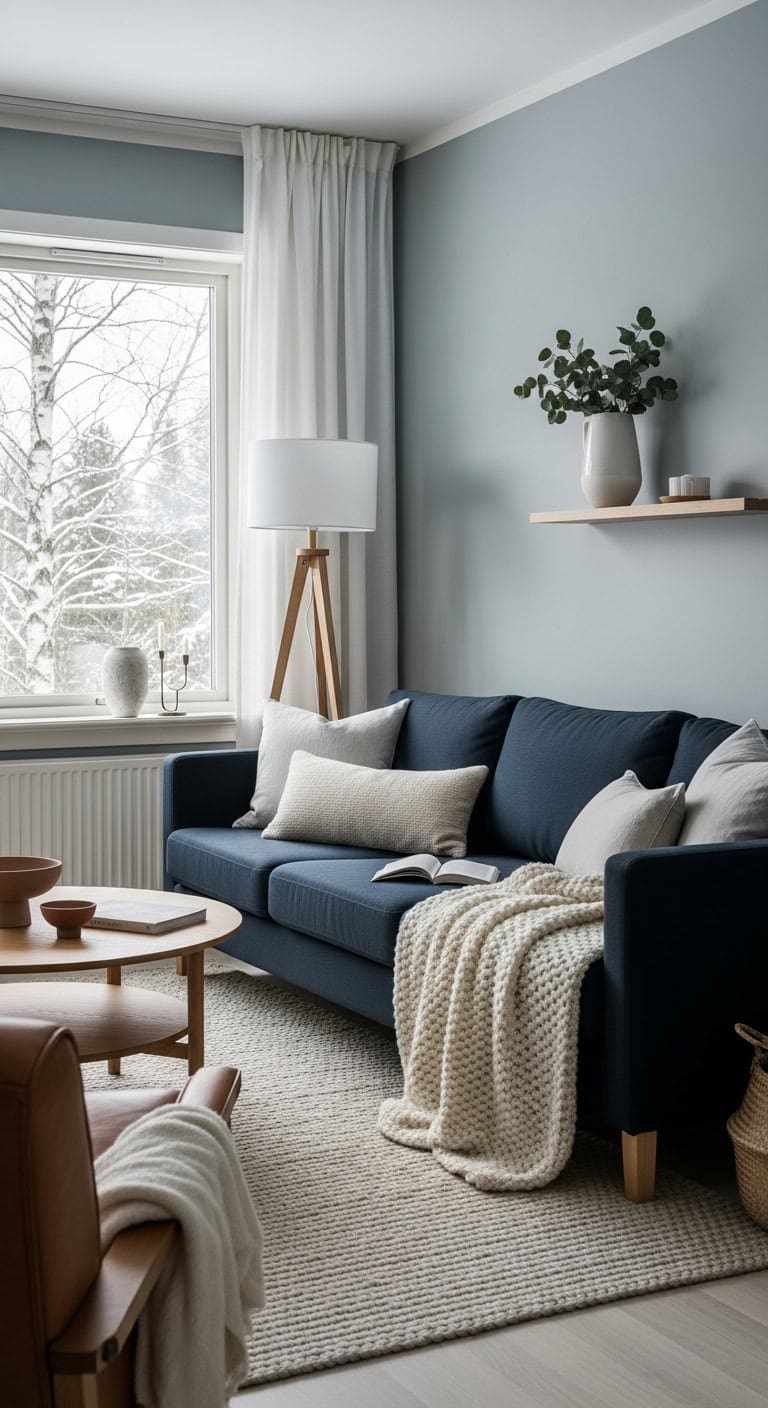 cozy scandinavian living room design