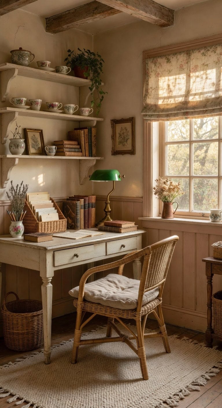 cozy vintage comfortable charming