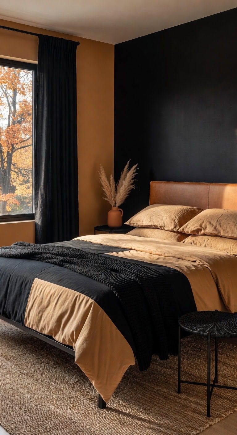 crisp cozy color blocked inviting