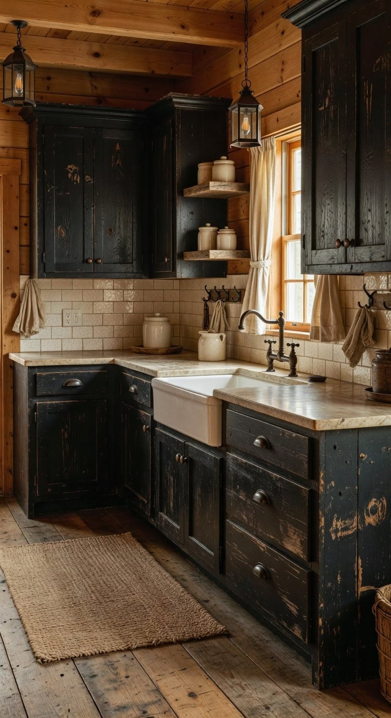 distressed rustic charming authentic