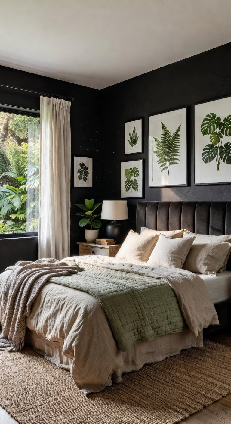 dramatic botanical backdrop sanctuary