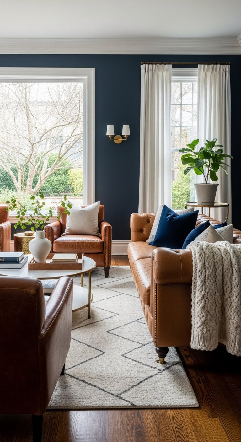 dramatic confident collected cozy