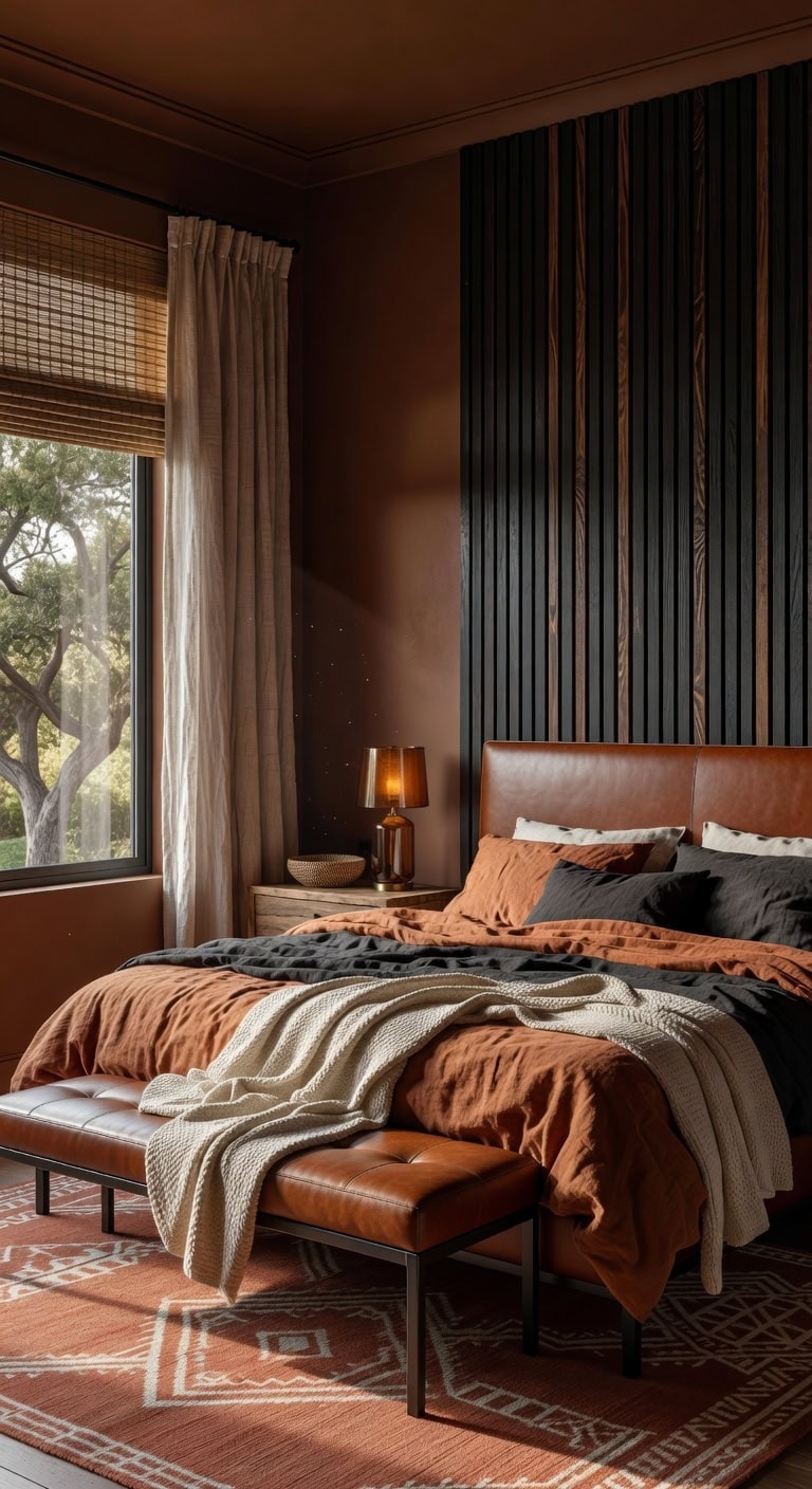 dramatic warm textured inviting