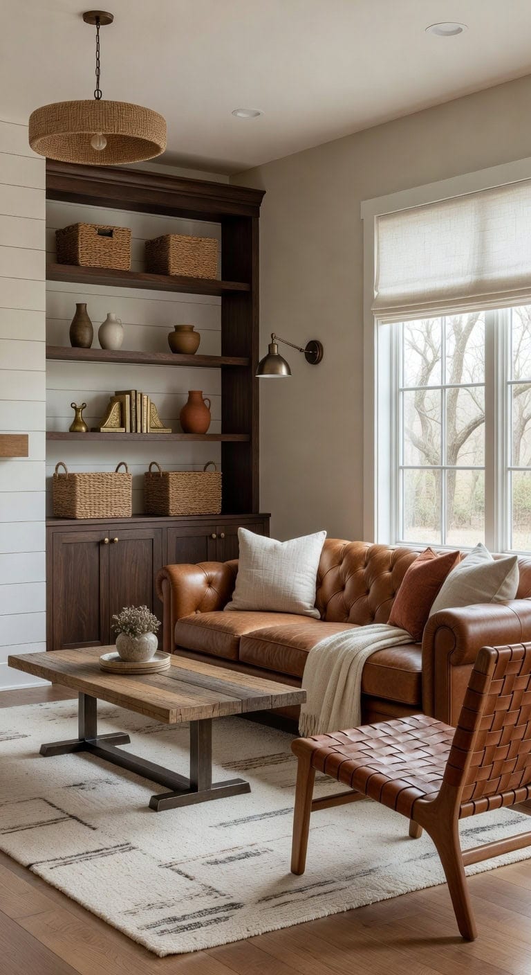 dramatic wood white contrast textural richness