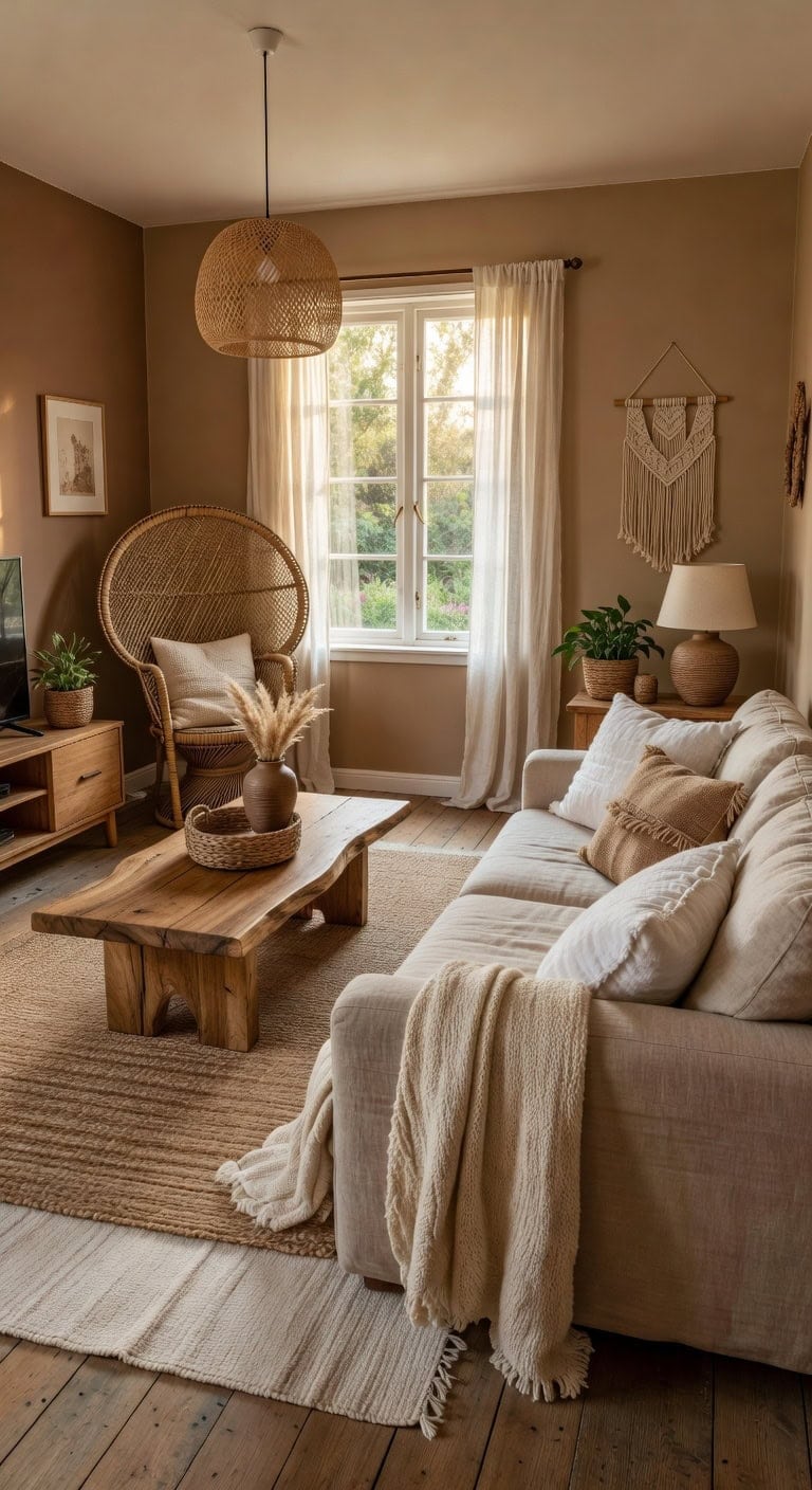 earthy airy textural inviting