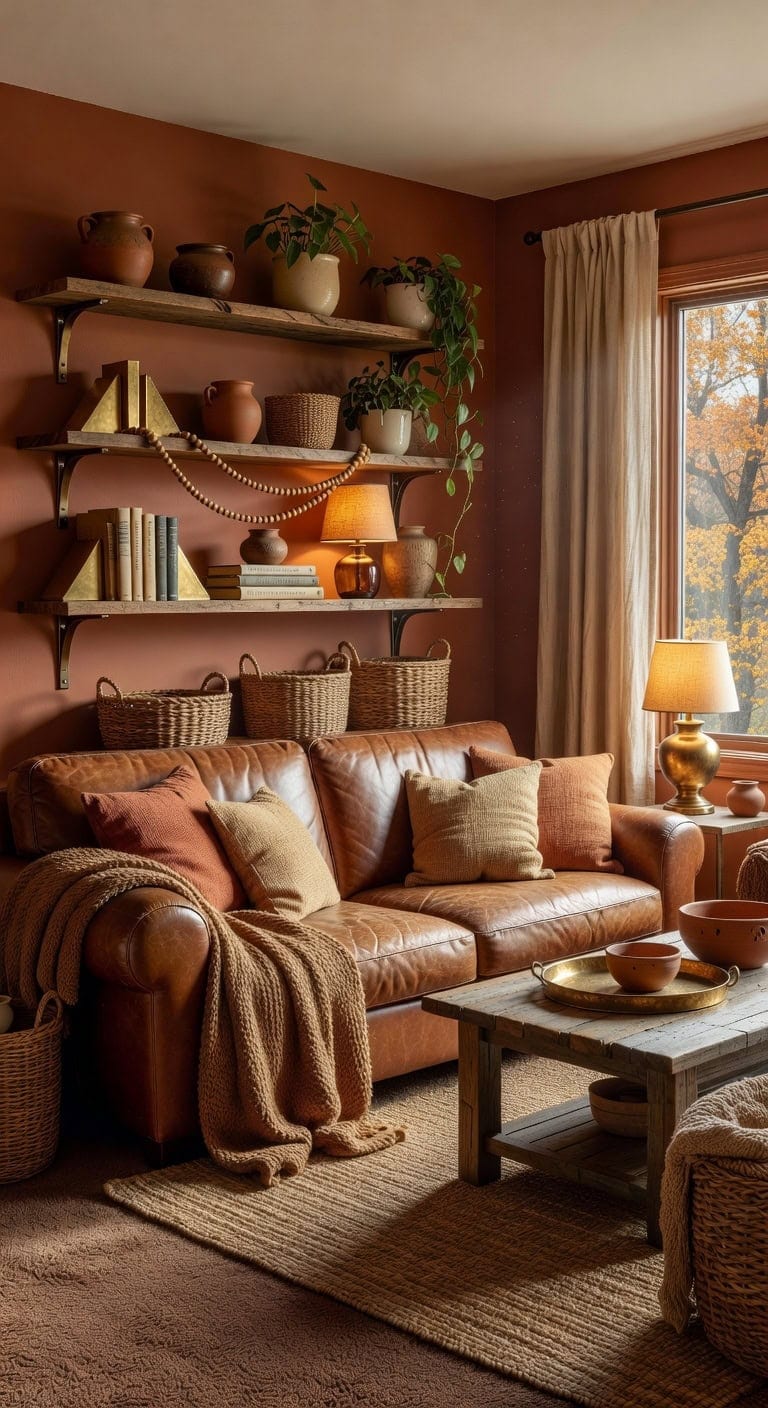 earthy collected layered grounded