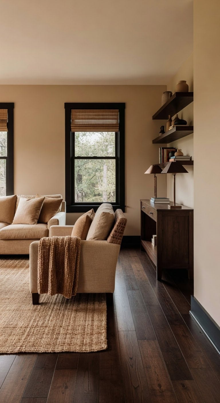 earthy elegant layered harmonious