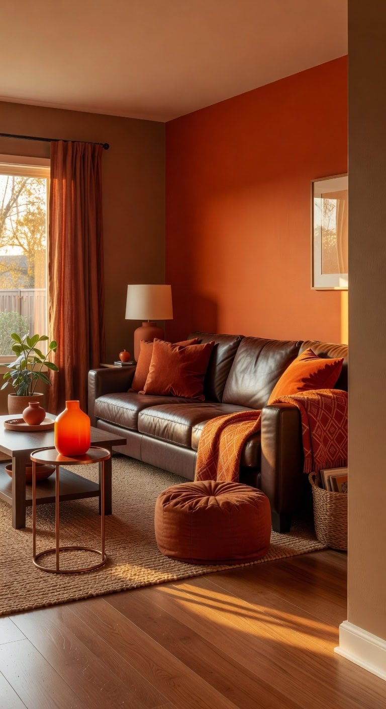 earthy layered cozy inviting