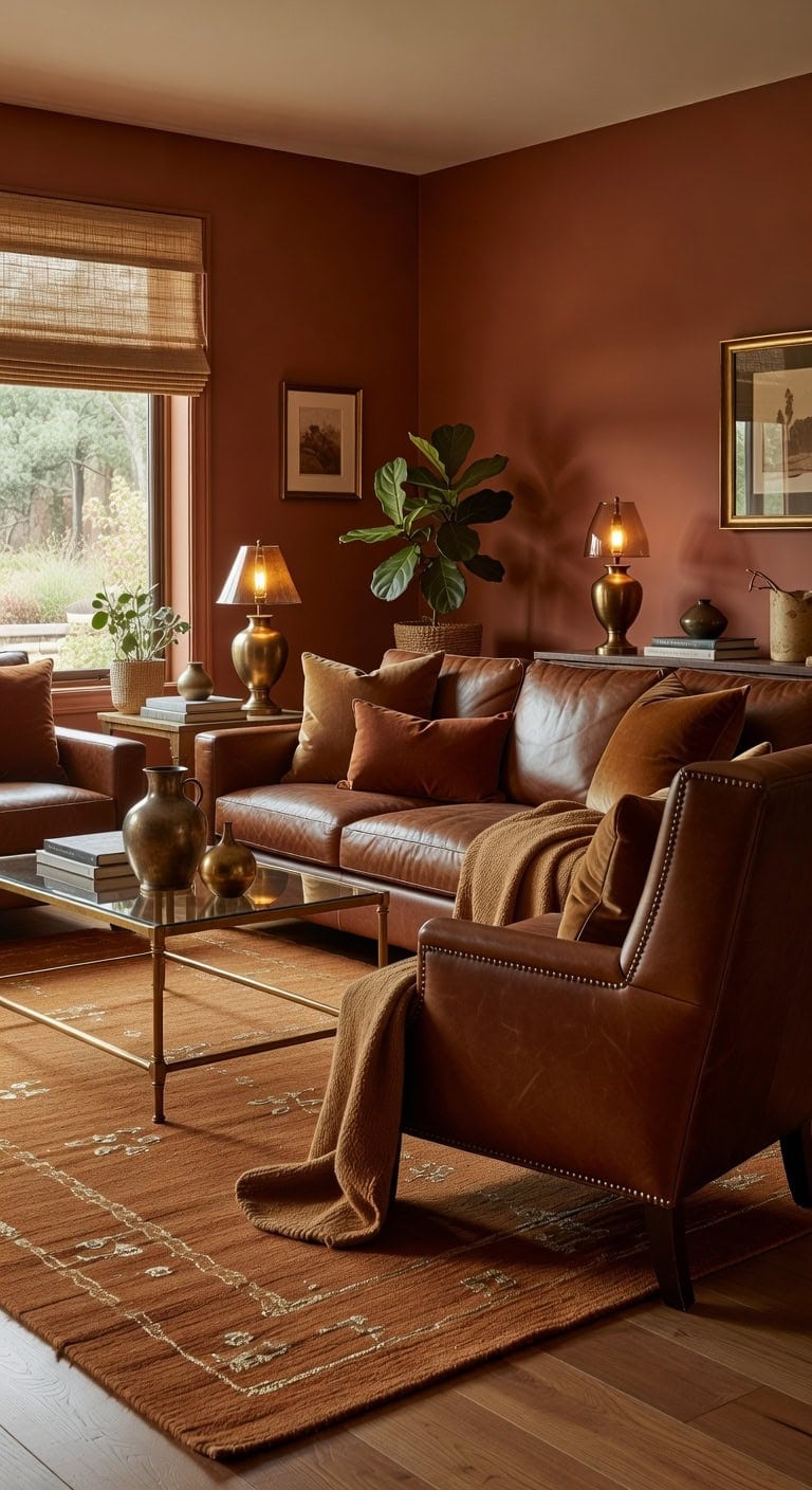 earthy warmth polished geometric patterns