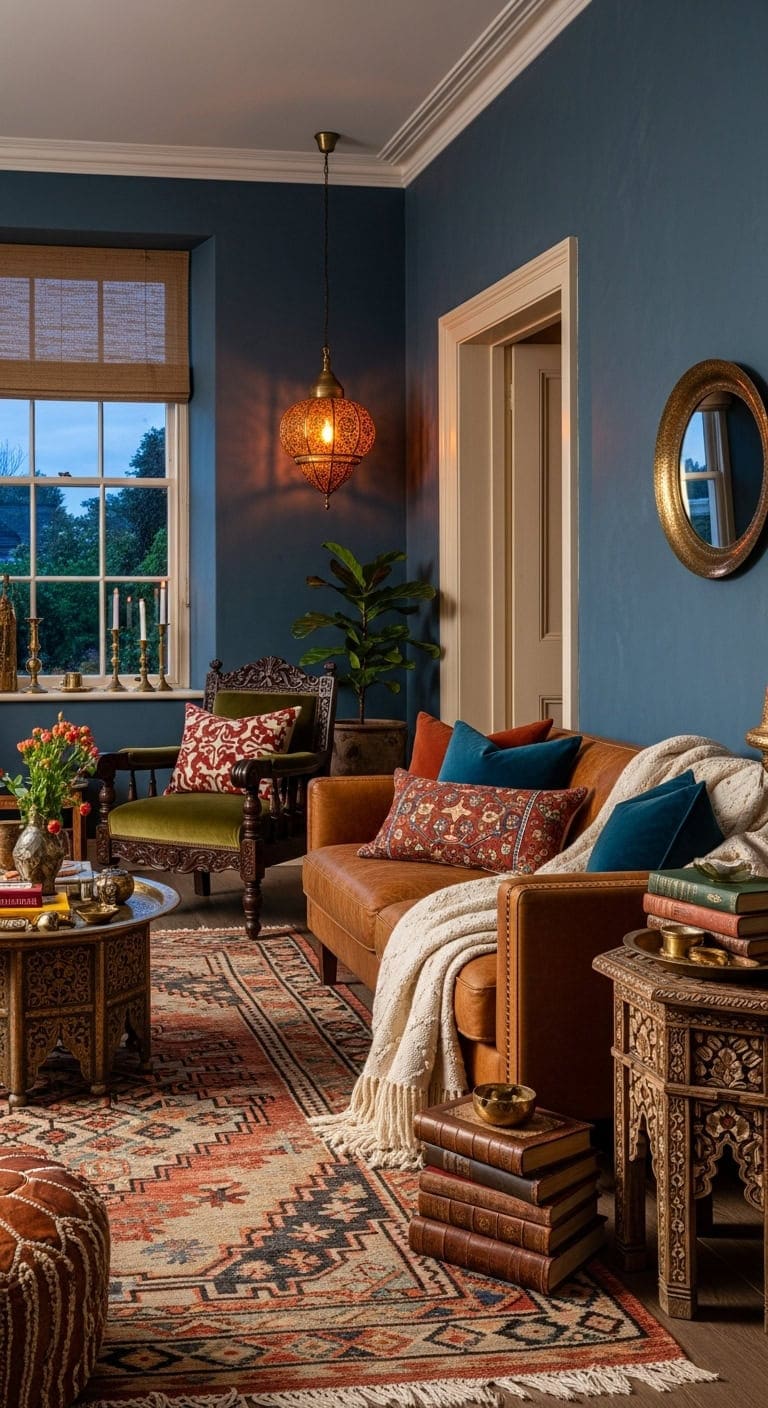 eclectic global layered moody