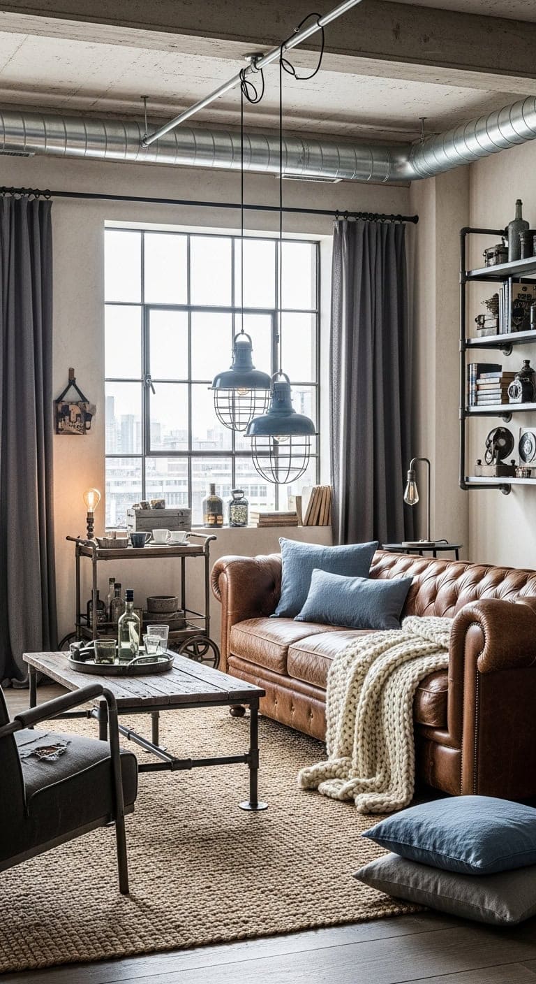 edgy industrial chic aesthetic