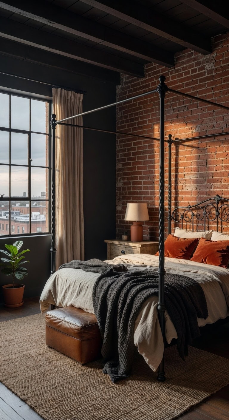 edgy industrial rustic inviting