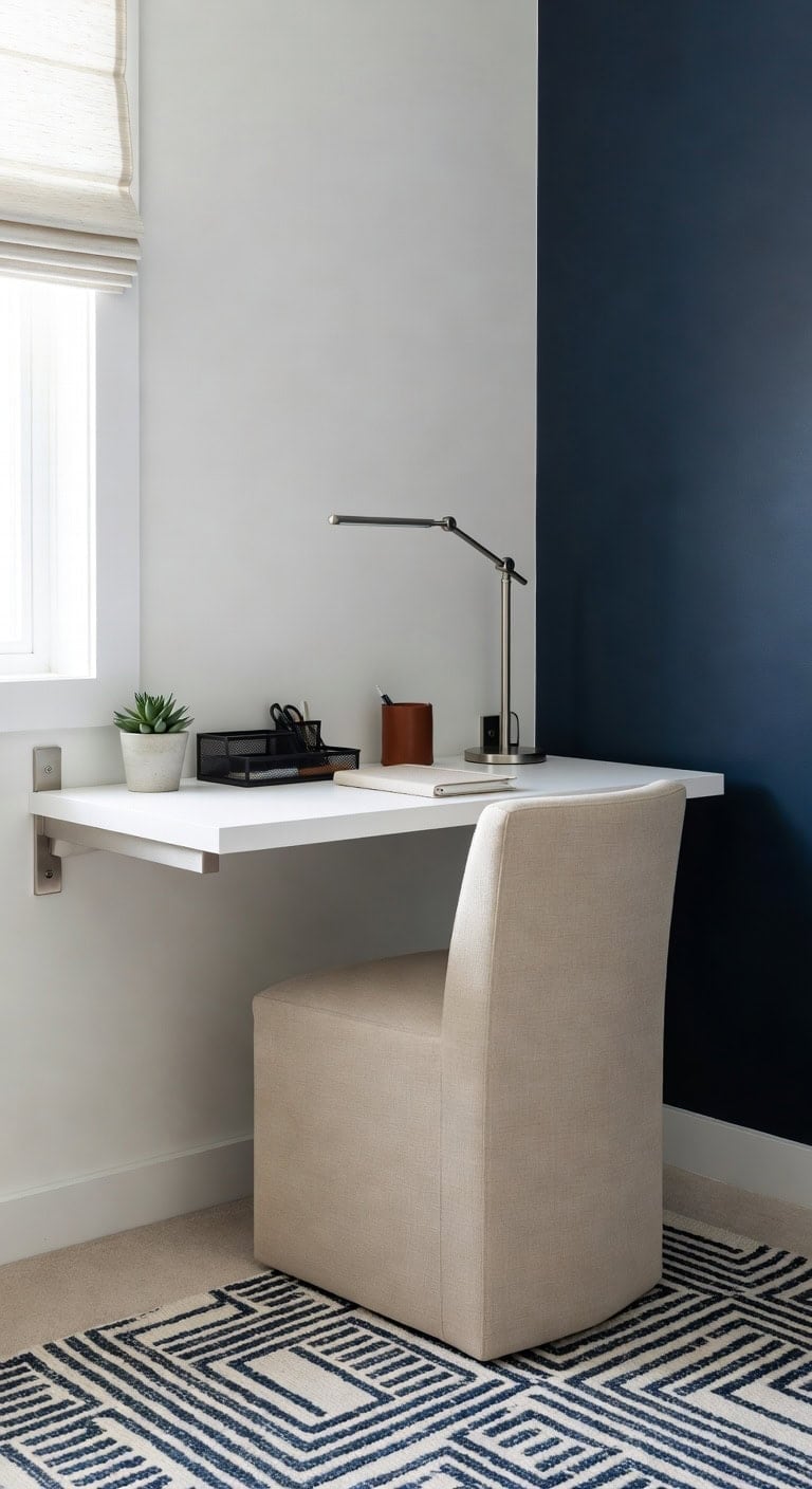 efficient workspace in tight quarters