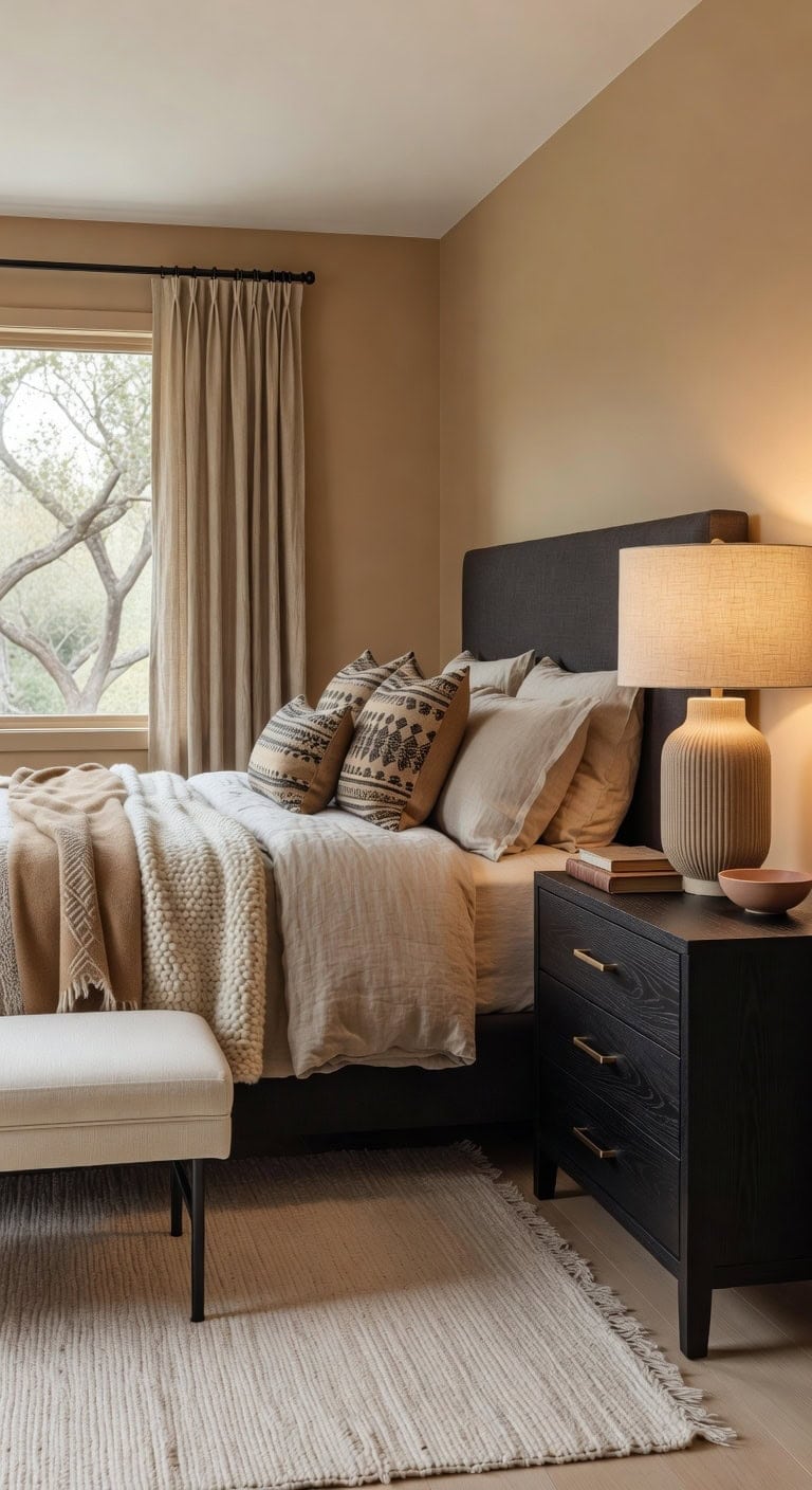 effortless sophistication and earthy warmth