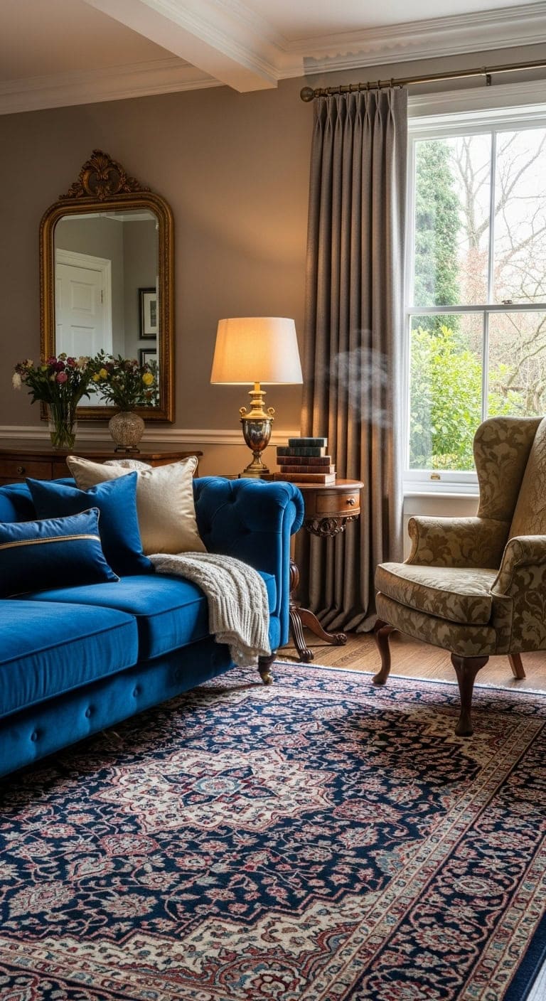 elegant refined and lived in traditional space