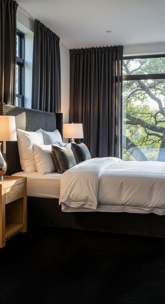 23 Black Carpet Bedroom Ideas That Anchor Your Room in Style