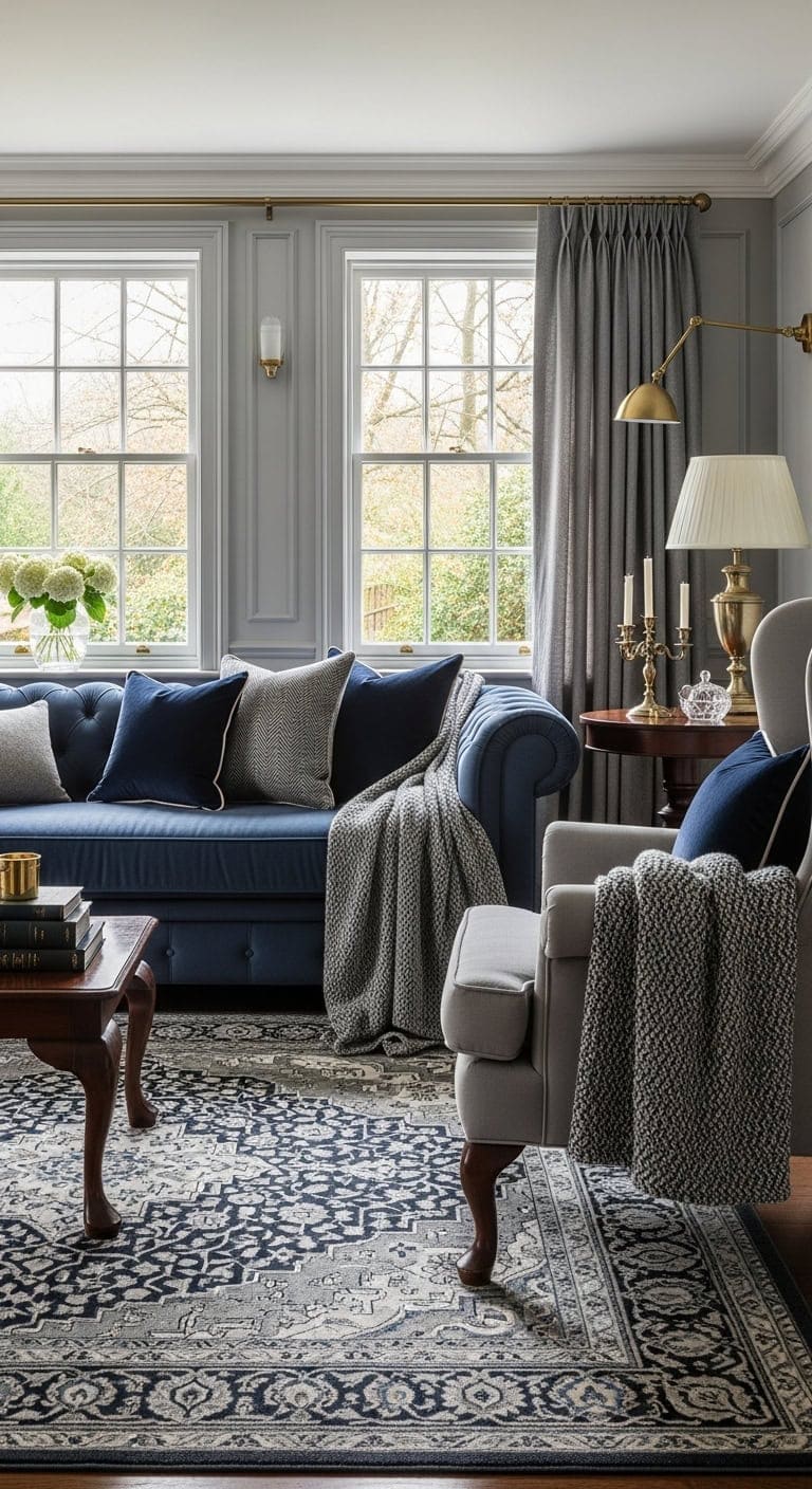 elegant traditional comfortable living space