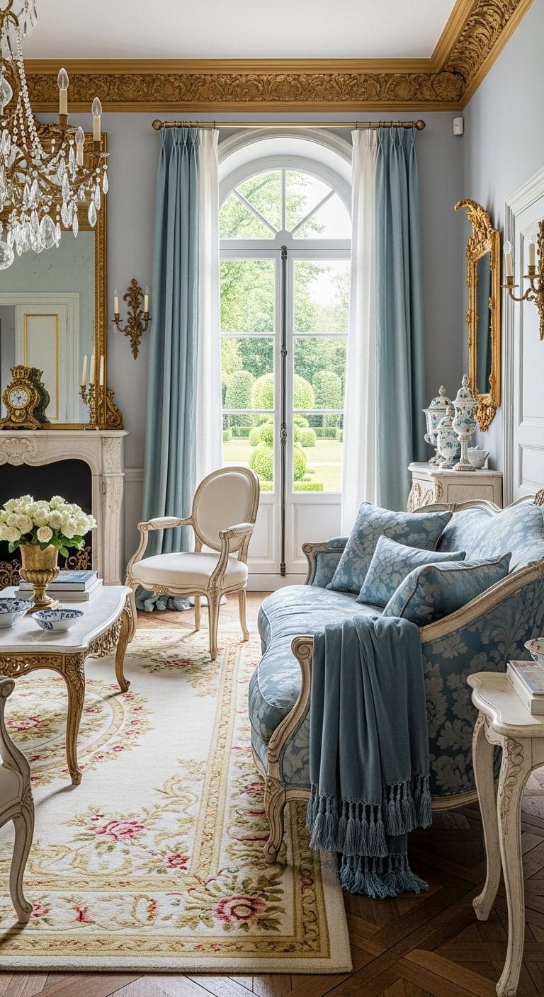 elegantly inviting french provincial charm