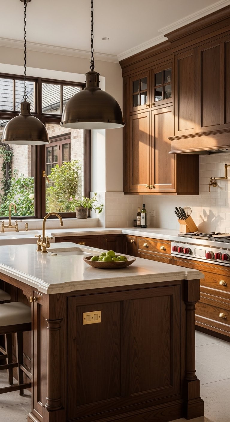 espresso kitchen cabinets dark wood