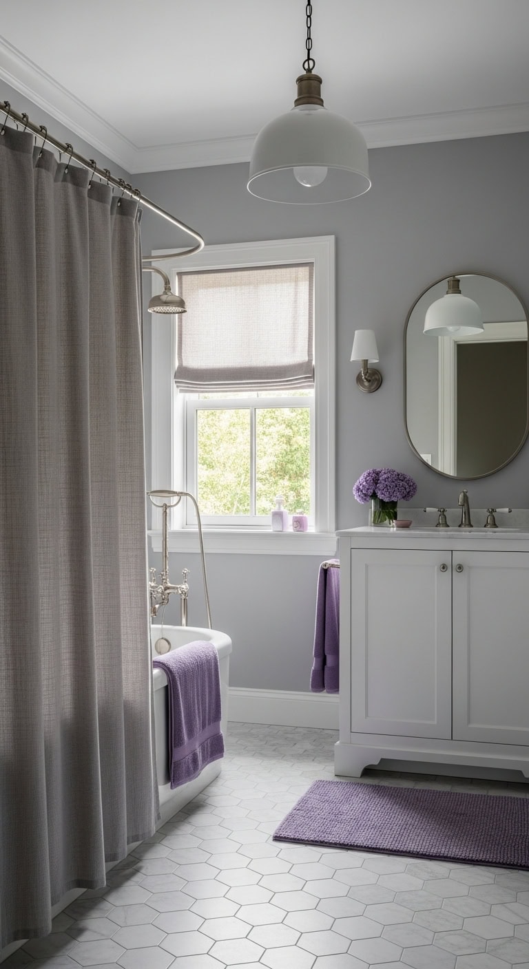 feminine soothing bathroom design ideas